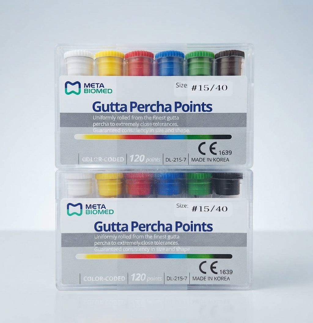 Meta Gutta Percha Regular Taper .02 (120 Points)