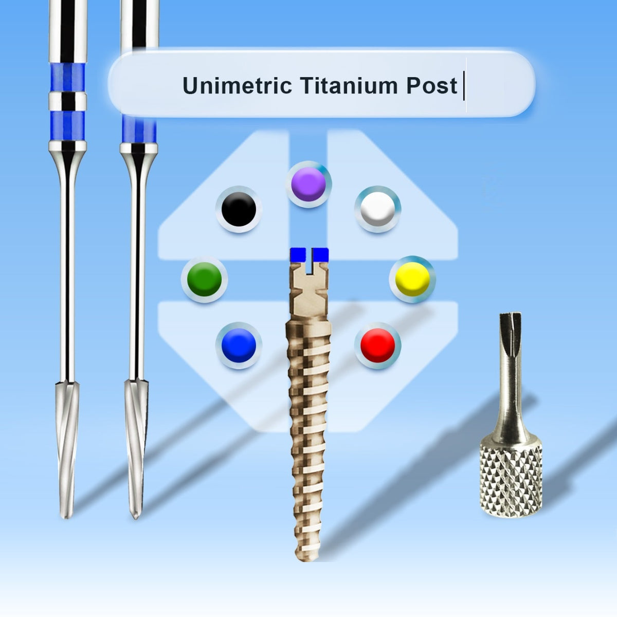 Metal Unimetric Post (Russia) Refill 25pcs