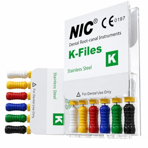 NIC K-Files 25mm 6pcs