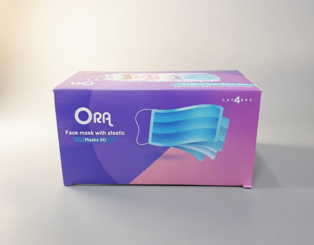 ORA 4Layers Earloop Face Mask - China 50pcs
