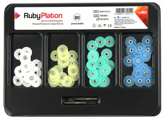 incidental Ruby Composite Polishing Discs 80 Pcs