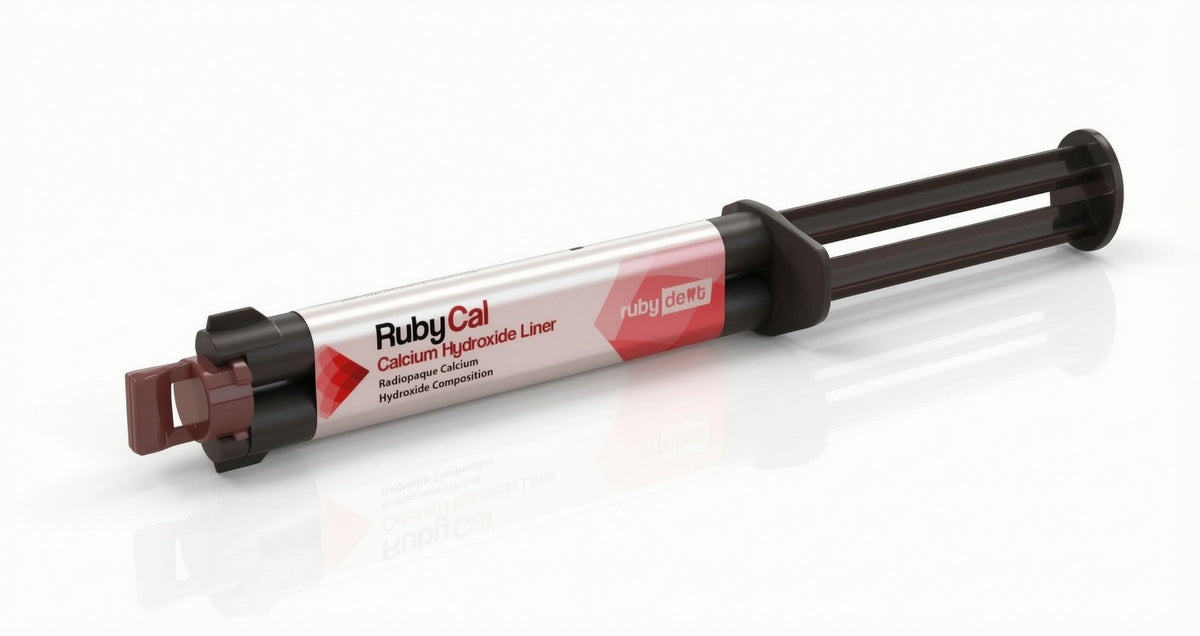 incidental RubyCal Self-Cure Calcium Hydroxide 10g Syringe