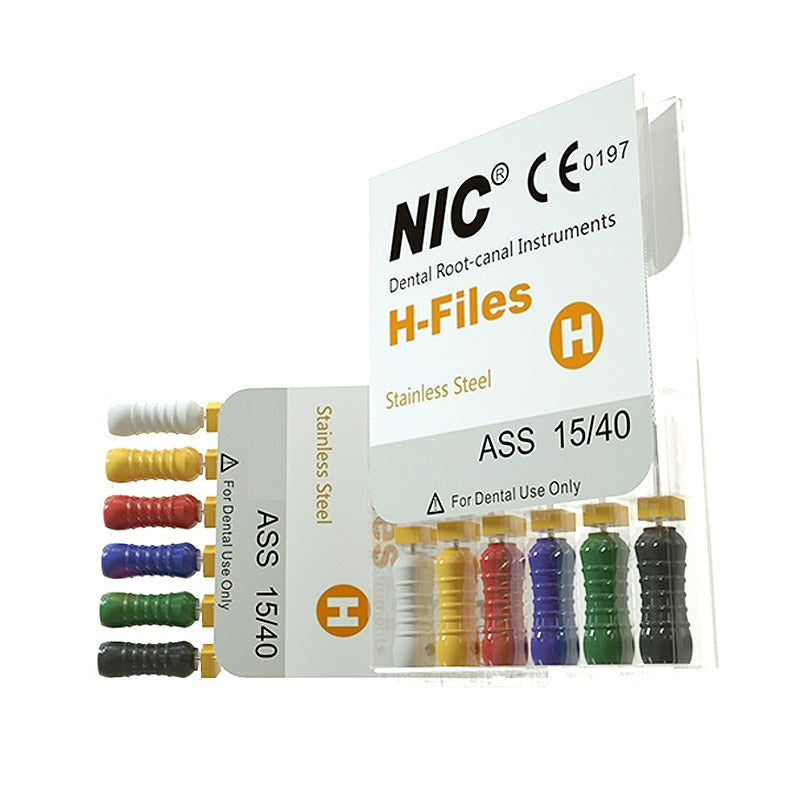 NIC H-Files 25mm 6pcs