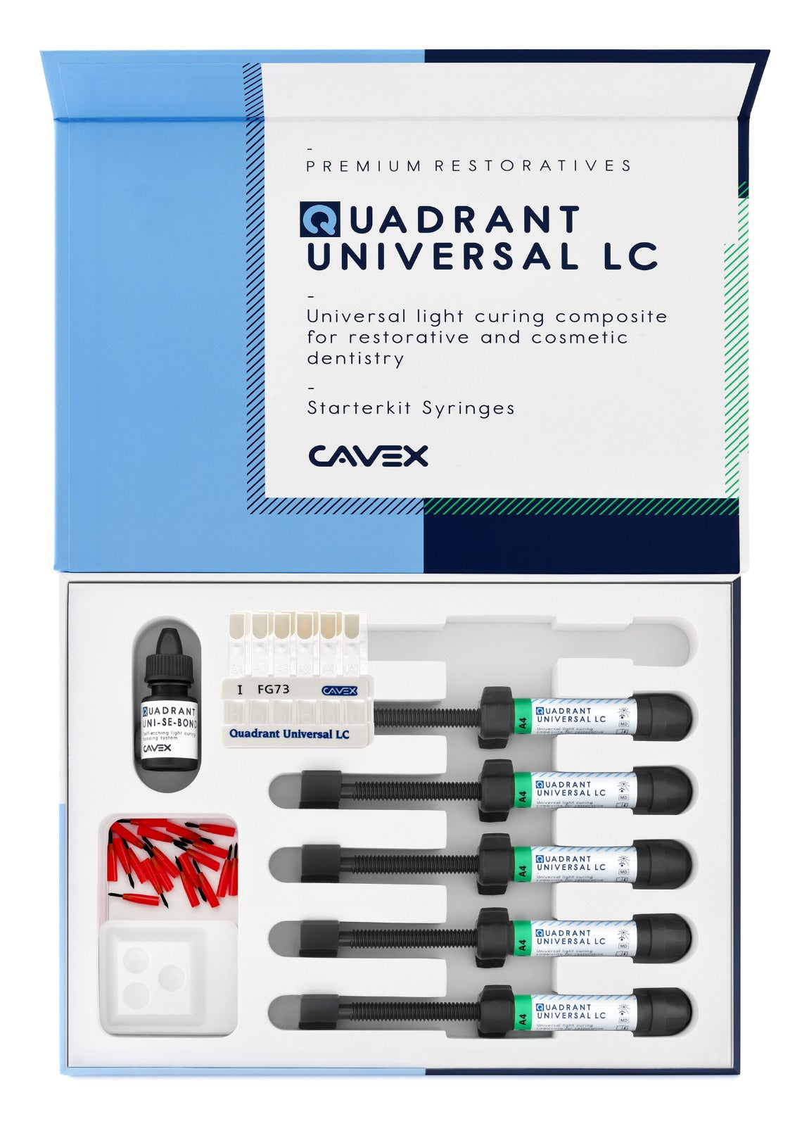 Cavex Quadrant Universal LC Composite Kit 5 Syringes & 5ml Bond