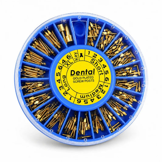 Golden Screw Posts kit (China) 240 Pcs / 2 Keys