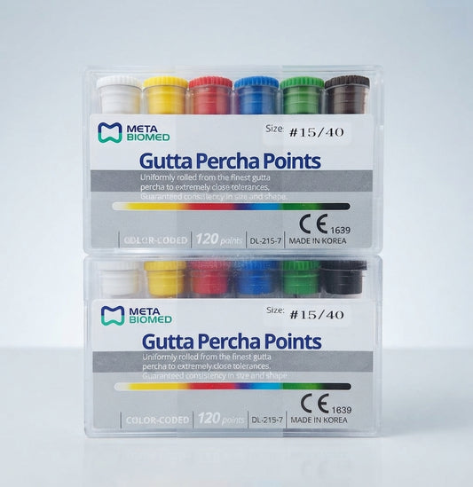 Meta Gutta Percha Regular Taper .02 (120 Points)