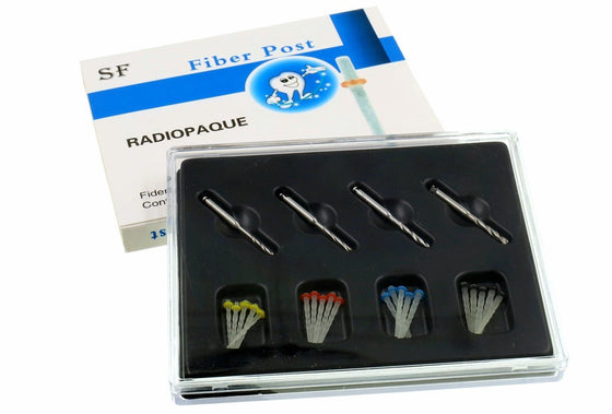 Fiber Post China Kit 20pcs &4 Drills