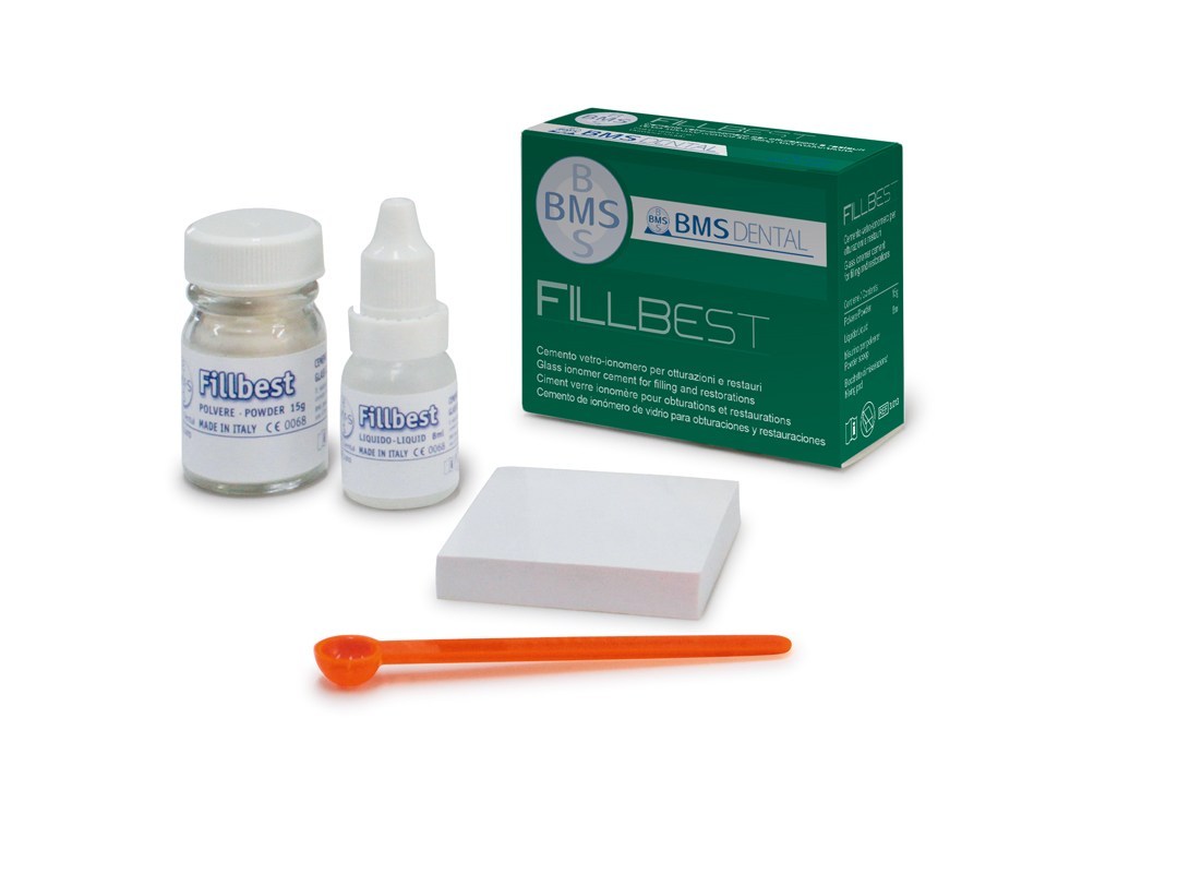 BMS Fillbest Restorative Glass Ionomer 15g Powder / 8ml liquid