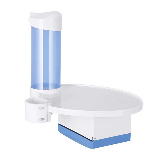 3 in 1 Scaler Holder With Tissue Box And Water Cup Dispenser (China) 1pc