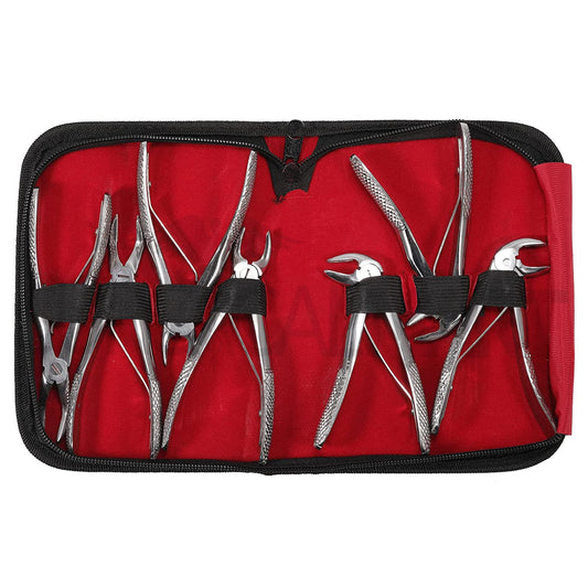Pedo Extraction Forceps Kit 6pcs