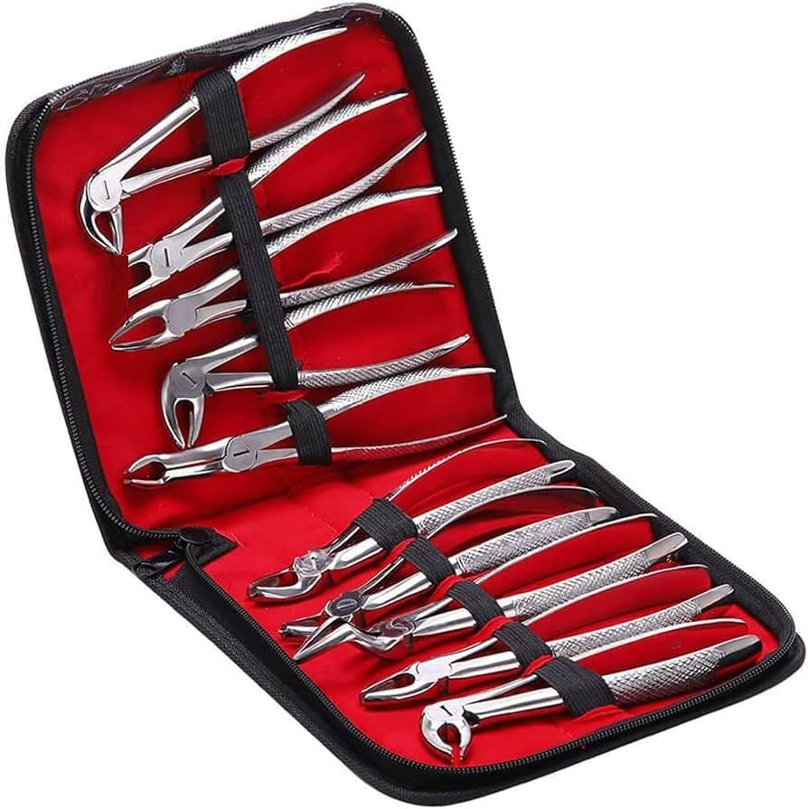 Adult Extraction Forceps Kit 10pcs