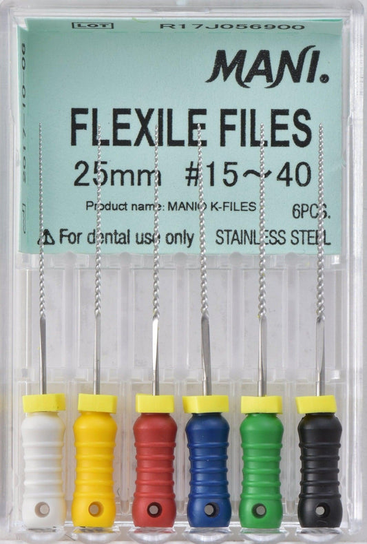 Mani Flexile Files L25mm 6pcs
