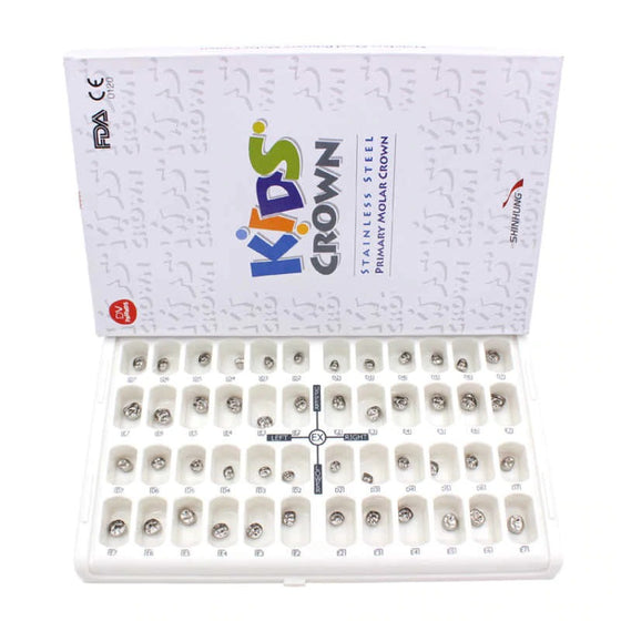 SHINHUNG Kids Steel Crowns Kit 48pcs