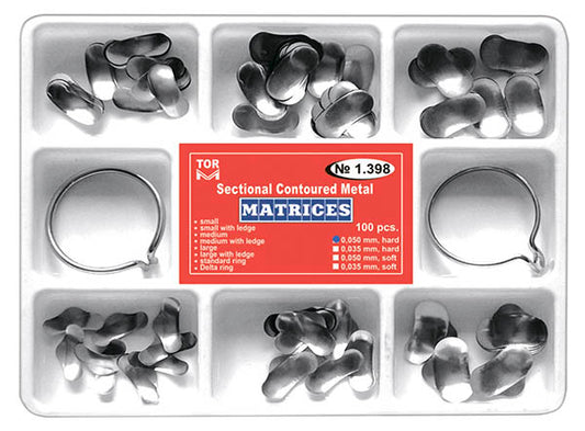 TOR VM Sectional Matrix Kit 100 Bands & 2 Rings