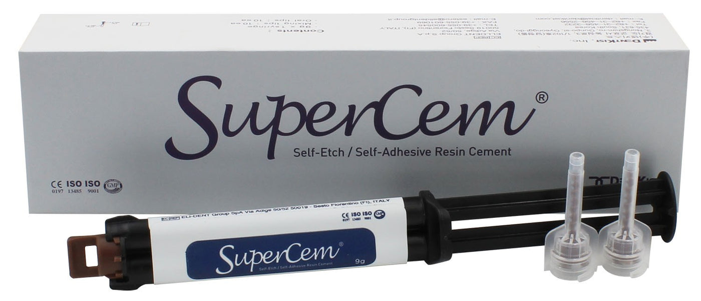 DentKist SuperCem Resin Cement 9g Syringe