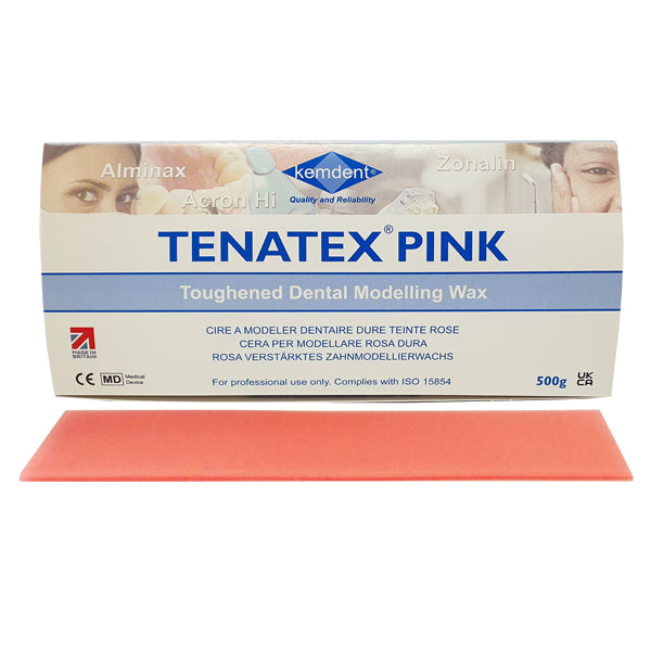 Kemdent Tenatex Pink Wax 500g
