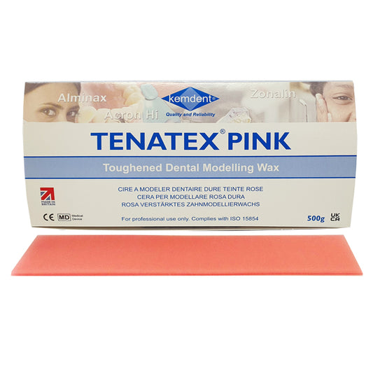 Kemdent Tenatex Pink Wax 500g