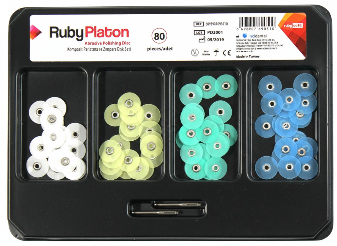 incidental Ruby Composite Polishing Discs 80 Pcs