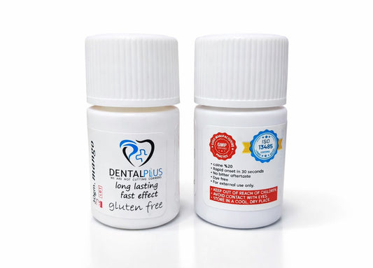 Dental Plus Topical Anesthetic Gel 20% Jar / 30g