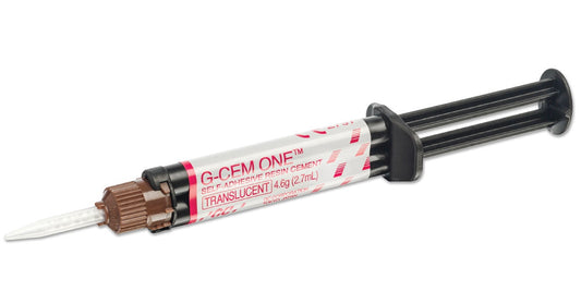 GC America G-CEM ONE™ Universal Self Adhesive Resin Cement 4.6g Syringe - Beauty Dent