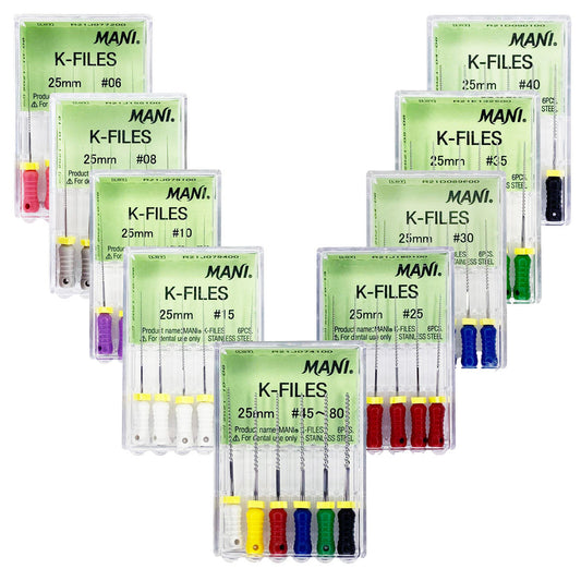 Mani K-Files L25mm 6pcs